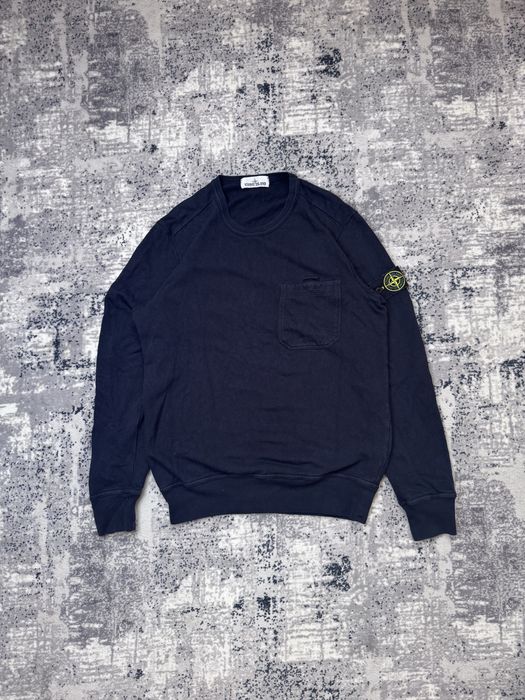Stone island M size crew neck pocket суичър