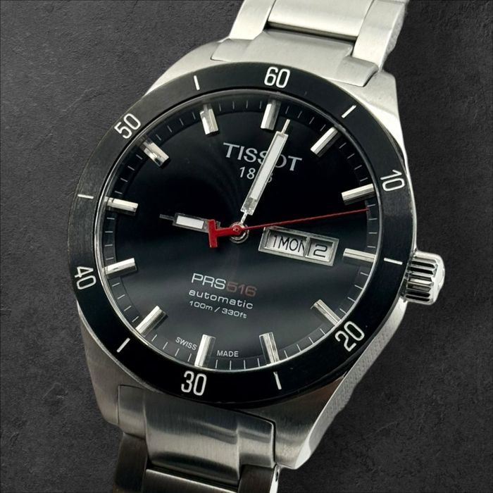 Tissot PRS 516 Automatic 42 mm  мъжки швейцарски часовник  фул комлект