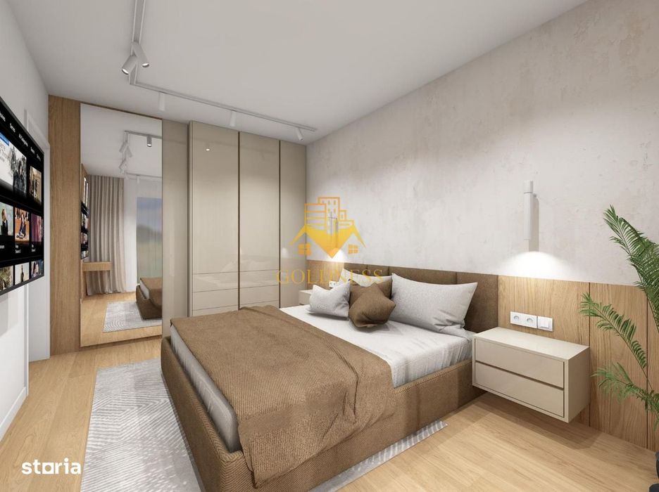 2 camere, LUX, AC, parcare, bloc nou, Plopilor Zona Parcul Rozelor — fotografia 1
