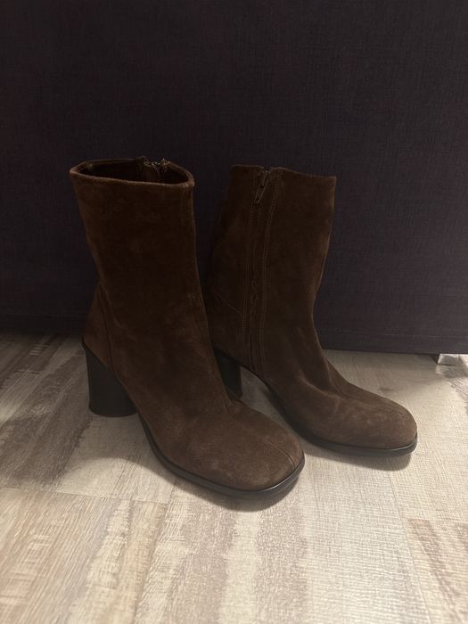 Cizme de piele zara
