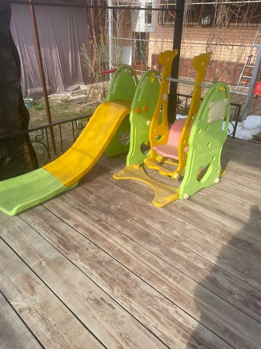 Детский игравой качеля,горка
