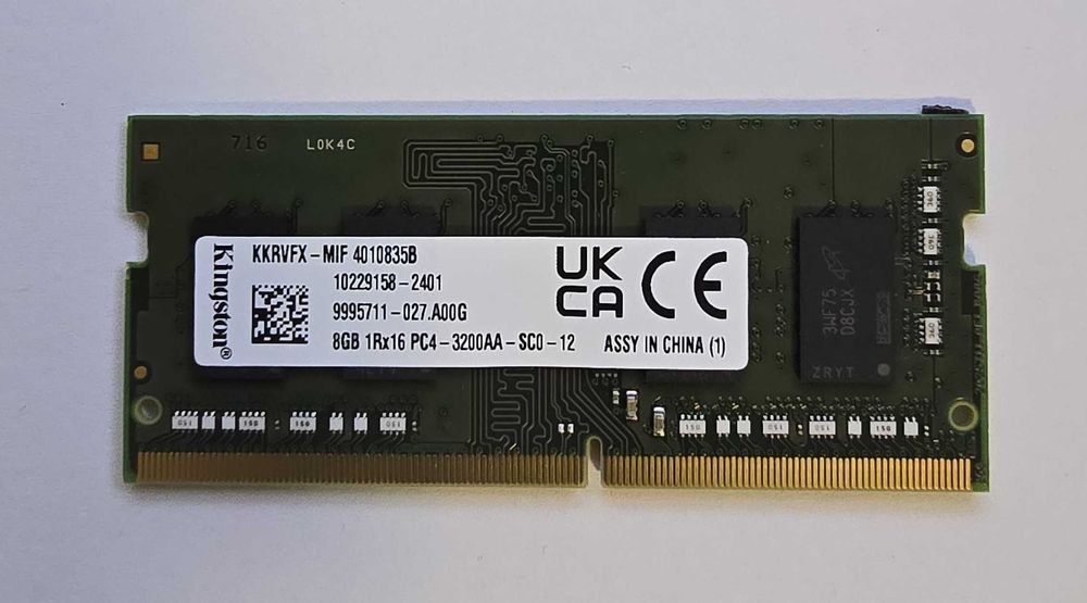 RAM Kingston 8GB DDR4 3200MHz so-DIMM KKRVFX-MIF #5