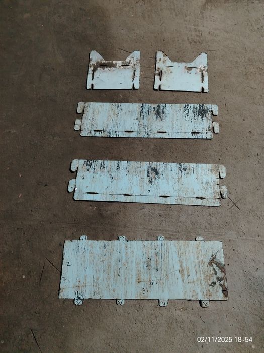 Uy sharoitida yasalgan shashlik qo'ra (mangal) yeg'ilaydigan 60x20x15