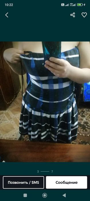 Платье с корсетом