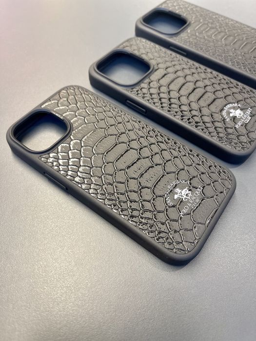 Polo Луксозен кейс Змийска кожа iPhone 16 Pro 16Pro Max 16 15 Pro 15