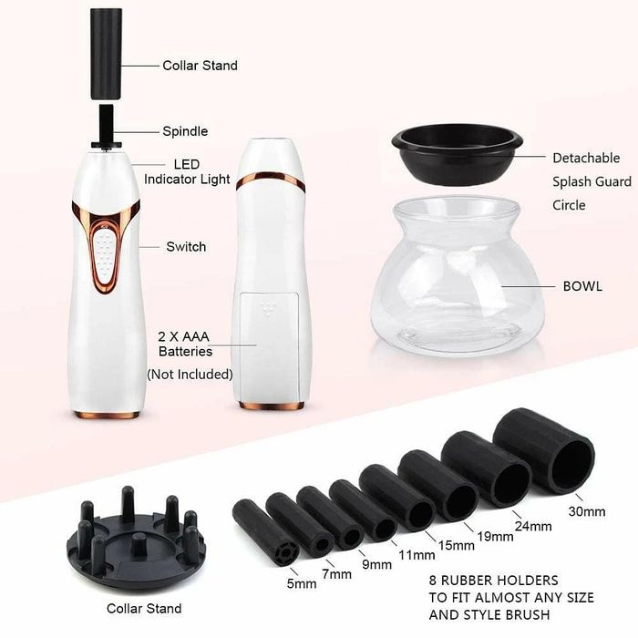 Аппарат для очистки и сушки кистей для макияжа