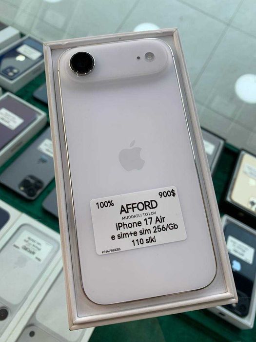 iPhone 17 Air 256 100 Bolib Tolashga!!!