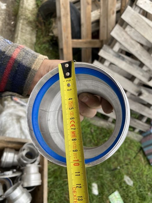 Element racord din aluminiu ptr cosuri de fum, ventilatie, etc.