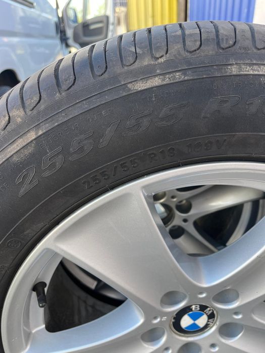 Vând jante cu cauciucuri x5 ,255.55.18 vara