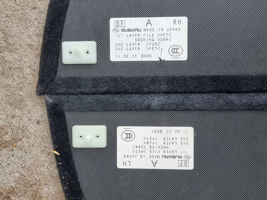 Пол в богажник на Subaru Outback BS