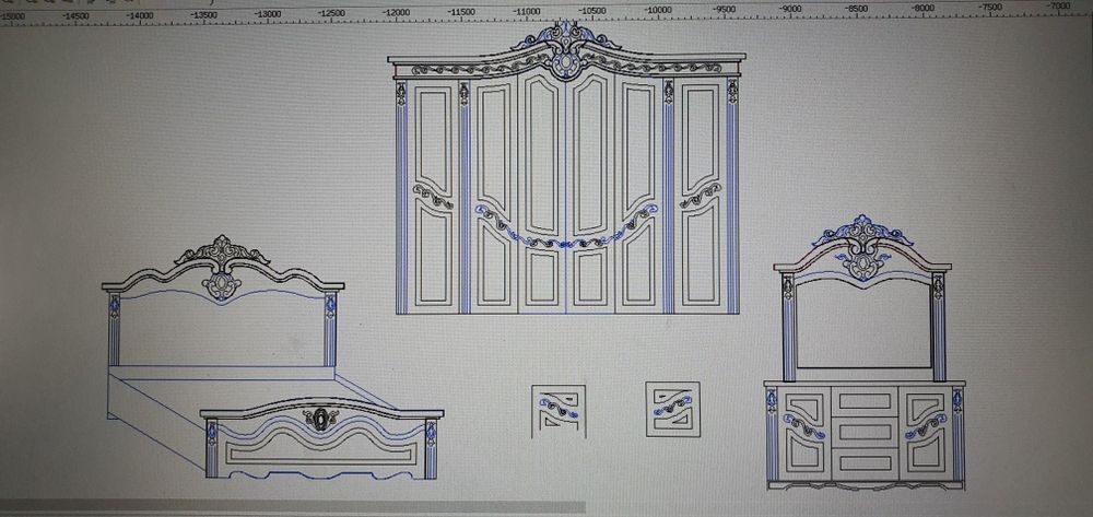 Mebel, MDF eshik, sandiq, patalok chizmalari sotiladi