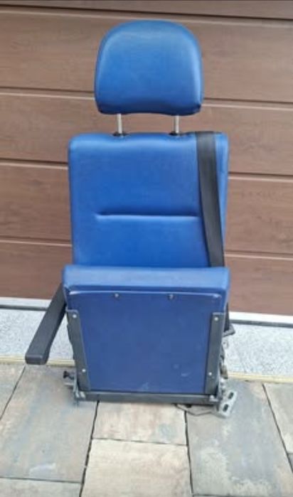 Scaun ghid autobuz microbuz piele cotiera sezut rabatabil talpa rotire