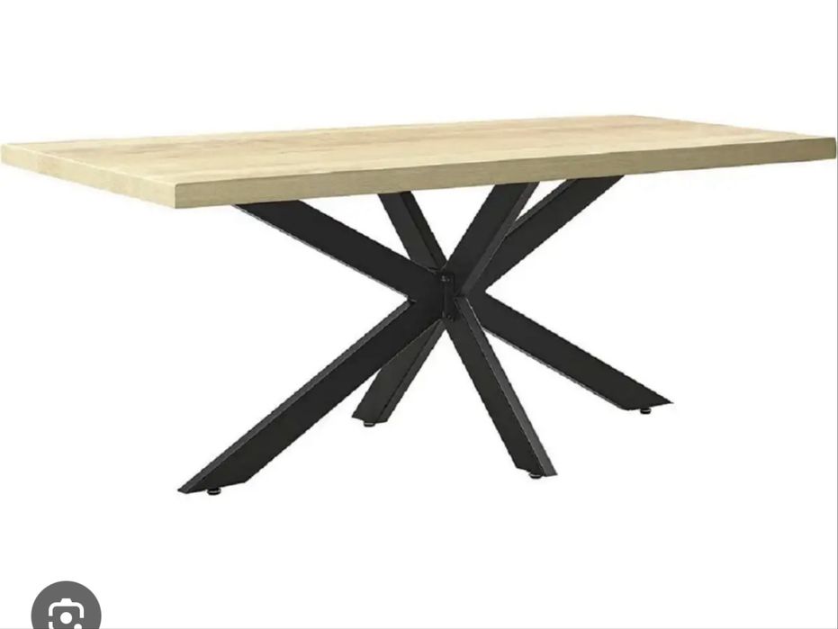 Picioare masa fier forjat negru