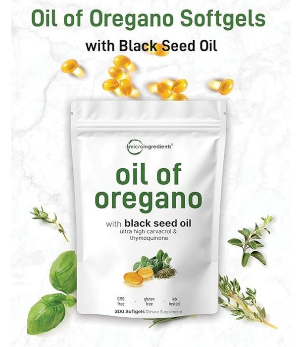 Oil of oregano 300 kap, масло орегано, qora sedana yogi, black seed oi