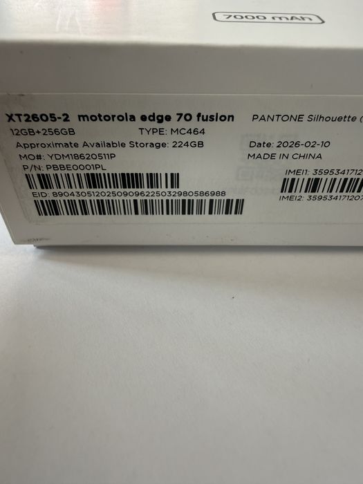 Moto edge 70 fusion 12/256gb Нов!