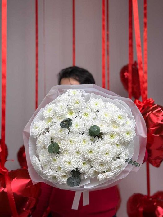 Особенный букет на 14 февраля: Цветы + Ваше видео-послание