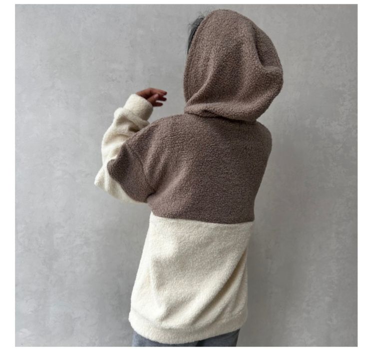 Теплые тедди толстовки