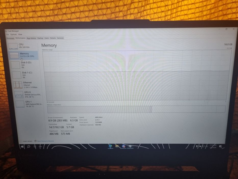 Vând laptop gaming Asus tuf a15