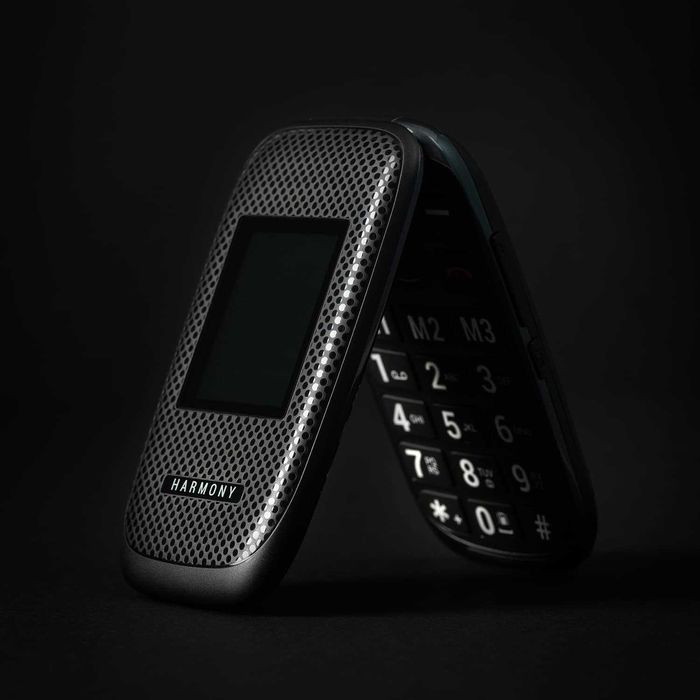 SPC Harmony - мобилен телефон с капак (флип), за възрастни