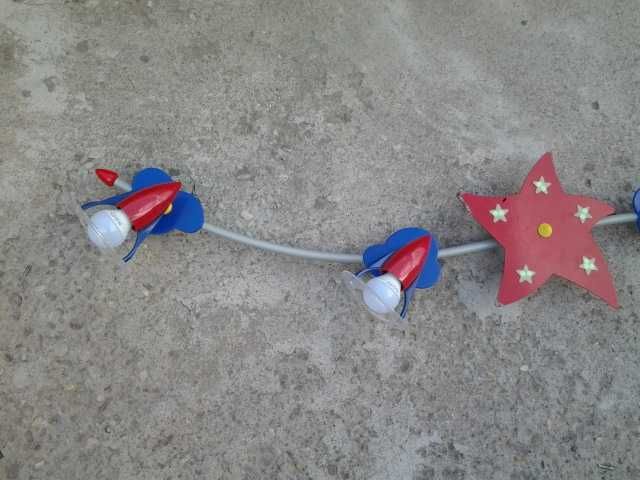 *Wofi Plafoniera | Lustra camera copii | tineret 4 x 40 W