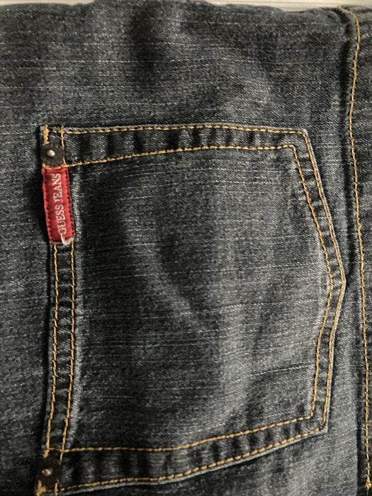 Fusta salopeta blugi, marca Guess, marimea S