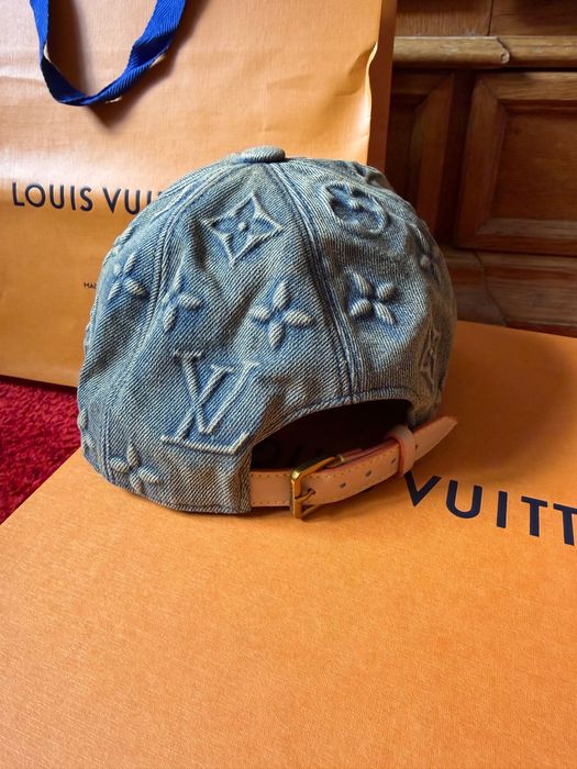 Sapca originala Louis Vuitton Monogram Washed Denim
