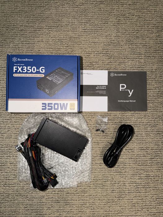 Sursă SilverStone FX350-G 350W 80 Plus Gold Flex ATX – NOUĂ / Nefolosită