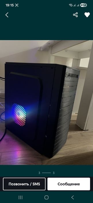 Пк для игр gtx1050ti 4gb Ssd