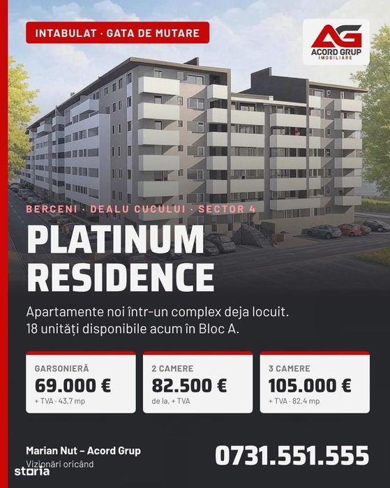 Apartamente noi intabulate Berceni comision 0
