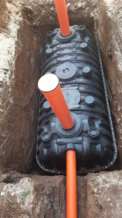 Fosa septica tricamerala cu montaj Brasov 1500l-2500l-3000l-5000l