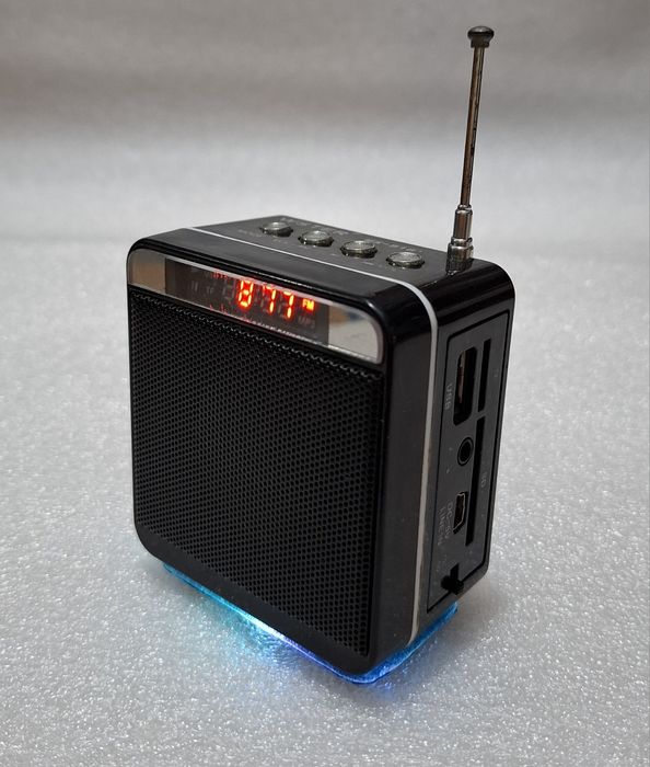Mini boxă portabilă cu radio FM, WSTER WS-918