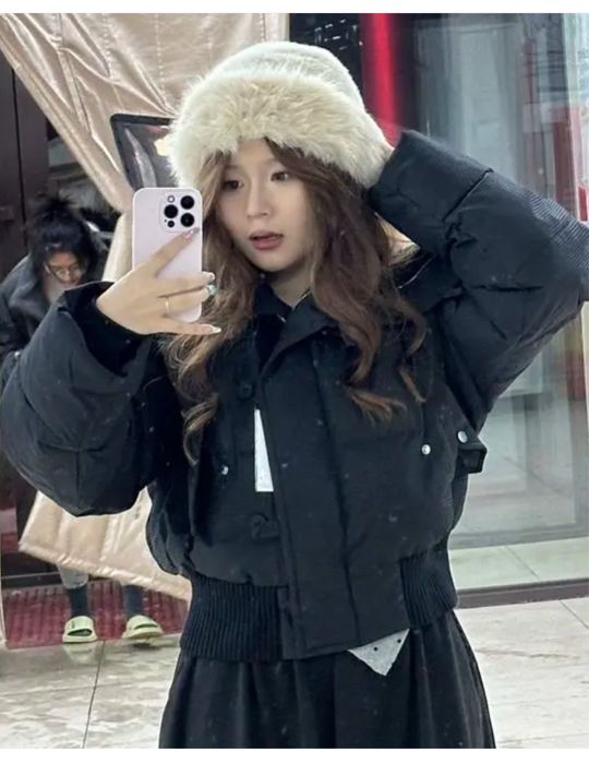 укороченная зимняя куртка