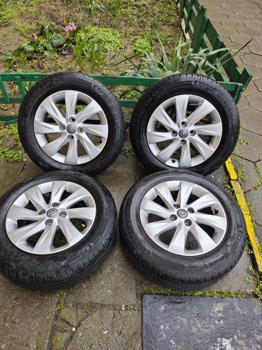 Джанти 15ки 4х100 с летни гуми Barum 185/65/15