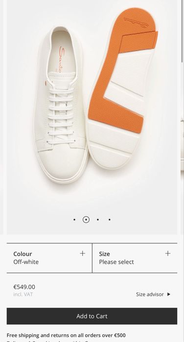 Santoni,sneakersi bărbați,măr.41,5(7,5)