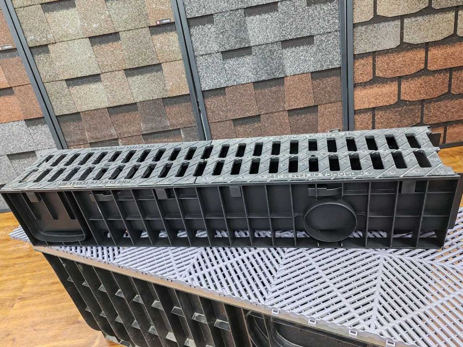 Лоток водоотводный + чугунная решётка