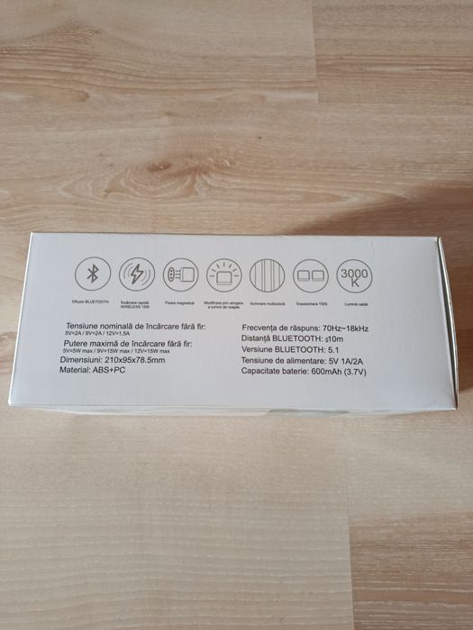 Boxa  cu încărcare telefon wifi