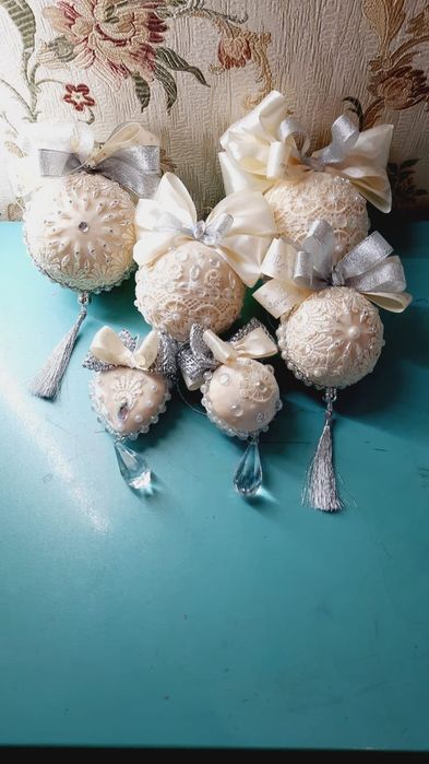 Ёлочные игрушки, шарики для елки. Подарок на новый год.