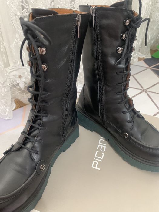 Молодежные кожаные ботинки осень 36 размер