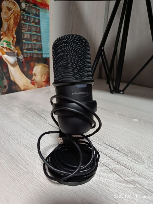 Микрофон HyperX SoloCast для компьютера, игр и общения