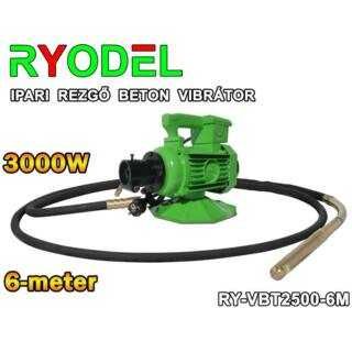 Ryodel RY-VBT2500X6M Vibrator beton 3000W + tija de 6 metri