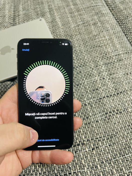 Iphone x gray 256 gb baterie 94% liber de icloud