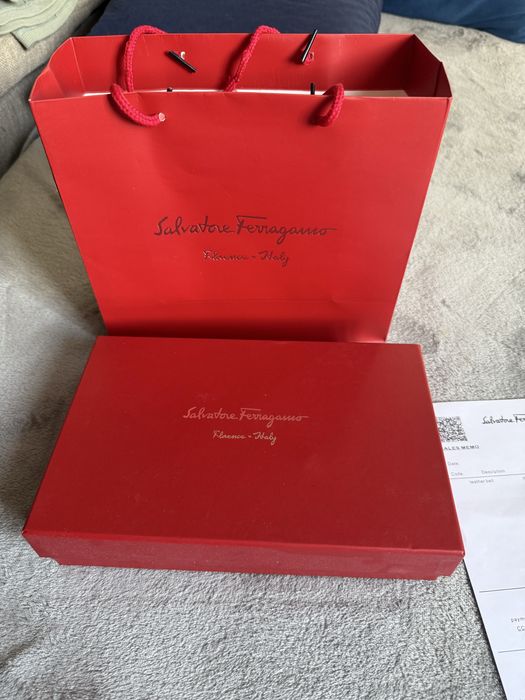 Ferragamo комплект колан и портфейл