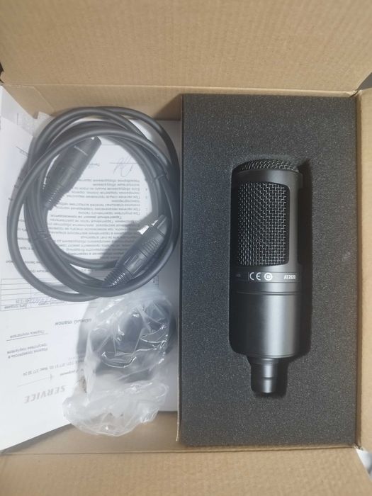 Студийный микрофон Audio-Technica AT2020