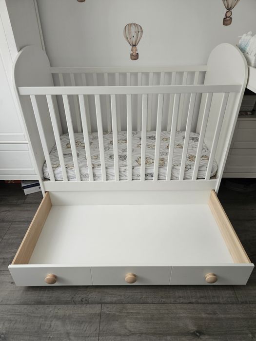 Pătuț cu sertar GONATT - copii (Ikea)