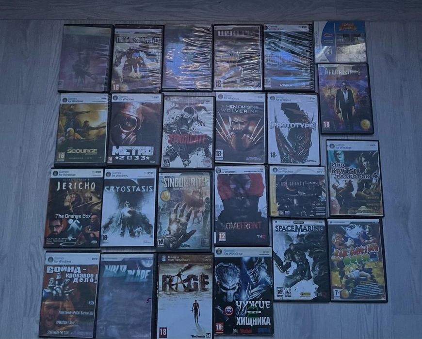 Продам диски с играми на пк