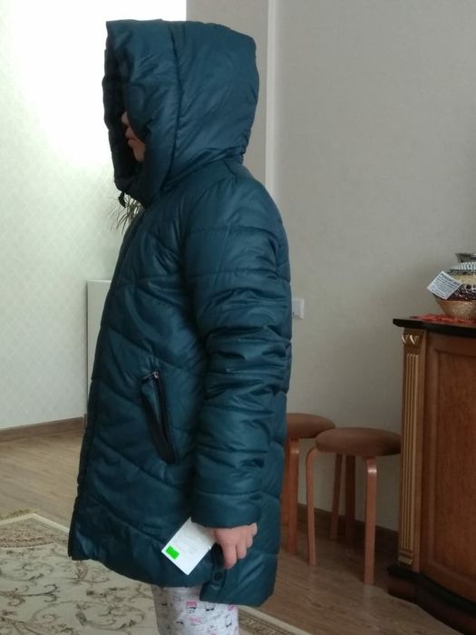 Пуховик зимний подростковый