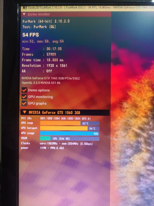 Видеокарта Gtx 1060 3gb stormx