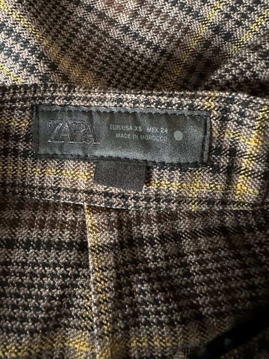 Панталон в шотландско каре Zara