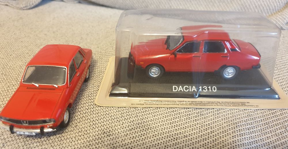 Machete metalice Deagostini cu Dacia 1300 si Dacia 1310
