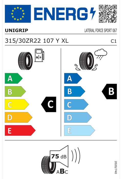 315/30 R22 107Y XL UNIGRIP (Gripmax) Anvelope noi vara protectie janta